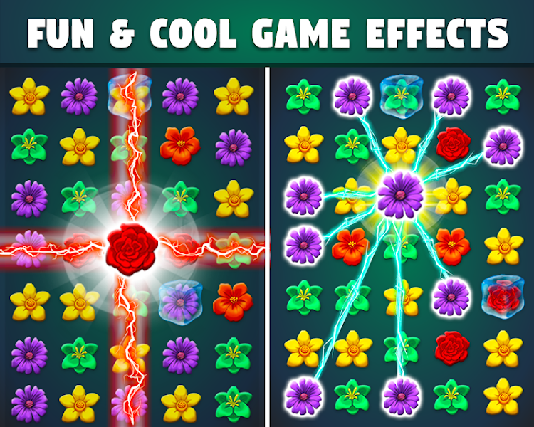 #9. Flower Match Game Flower Merge (Android) By: Hub Apps & Games Studio