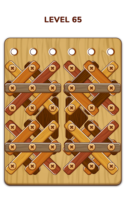 #2. Nuts and Bolts Woody Puzzle (Android) By: Bravestars Games