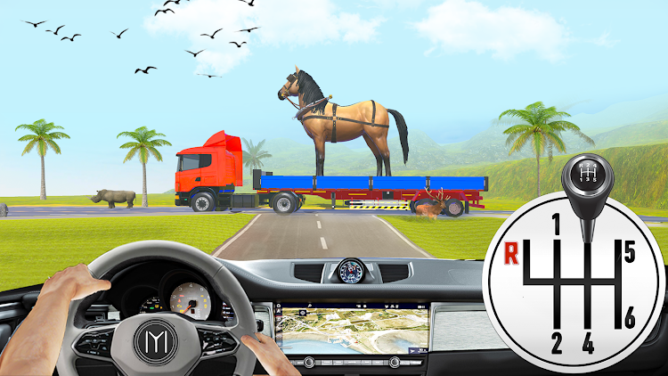 #5. Wild Dino Transporter Truck 3D (Android) By: Epic Fun Games