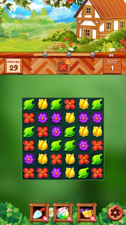 #3. Garden Dream Life: Match 3 (Android) By: BRAEVE