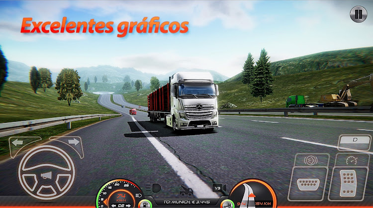 #9. Driving Truck Simulator 2024 (Android) By: J.P.A. Soft.