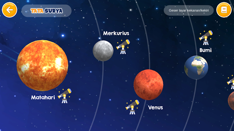 #3. Bumi Kita dalam Tata Surya 3D (Android) By: Qreatif