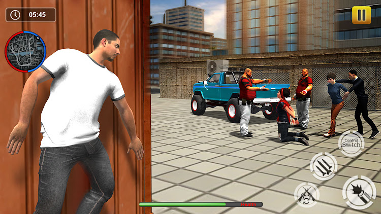 #6. Gangster Game Vegas Crime City (Android) By: Tiny Play Games