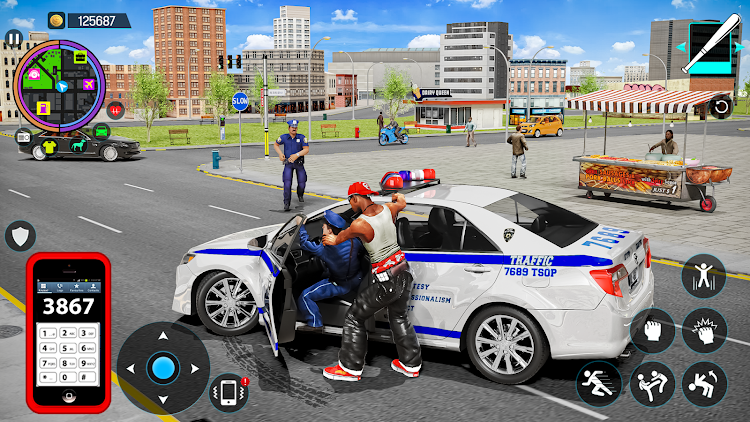 #3. Gangster Mafia City Crime Game (Android) By: S R G Gaming L.L.C