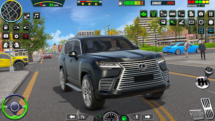 #4. Car Driving Games : City Car (Android) By: Gamers Tribe