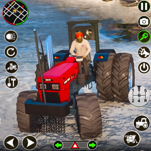 #2. Indian Farming Tractor Games (Android) By: Gamers Tribe