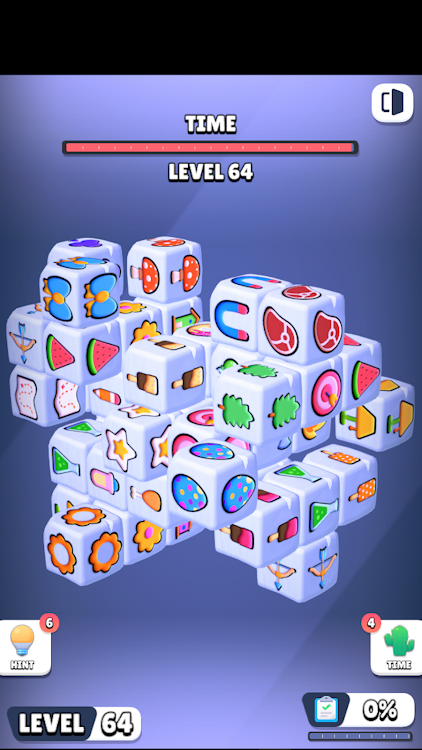 #2. Match Double Cube 3D Online (Android) By: OUTPLAY GAME STUDIO