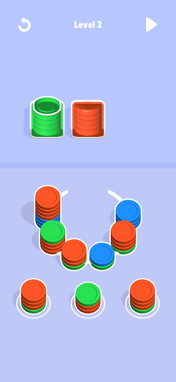 #5. Sort the Coins (Android) By: ROOF GAMES OYUN YAZILIM VE PAZARLAMA A.Ş