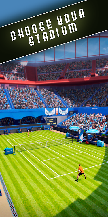 #3. Tennis 3D: Online Sport Game (Android) By: Online Word Trivia Casino and Puzzle Games