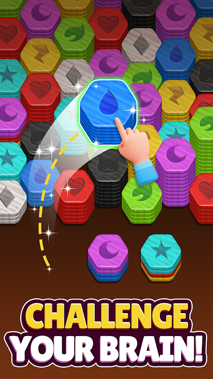 #3. Wood Hexa Match꞉ Stacking Game (Android) By: Hyper Fun Games