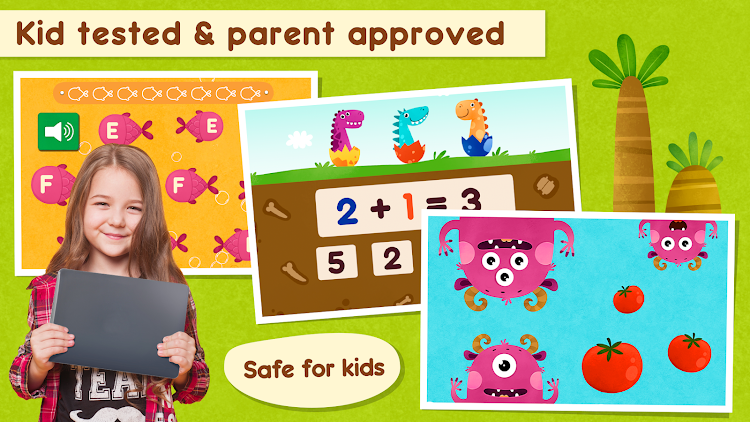 #3. Learning games for Kid&Toddler (Android) By: Mahjong Brain Puzzles