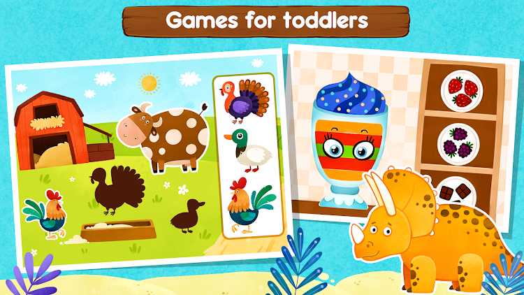 #6. Learning games for Kid&Toddler (Android) By: Mahjong Brain Puzzles