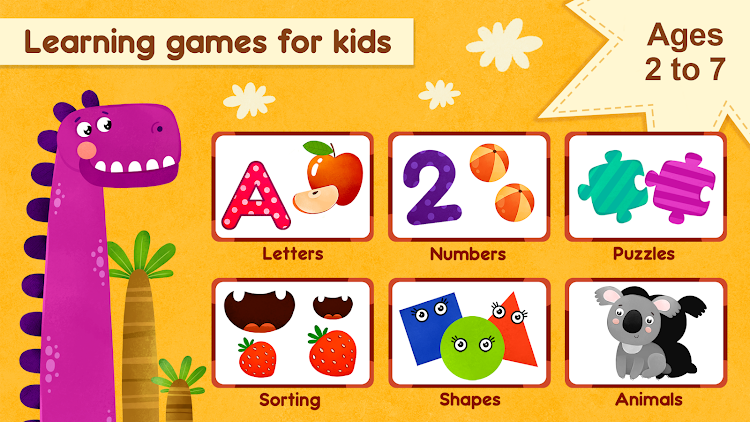 #9. Learning games for Kid&Toddler (Android) By: Mahjong Brain Puzzles