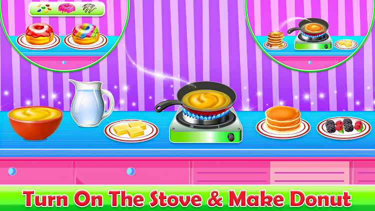 #4. Donut Fever- Cooking Games (Android) By: Think Games Studios