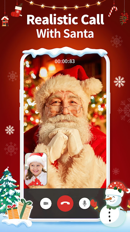 #4. Santa Prank Call: Fake video (Android) By: Era Global Publishing