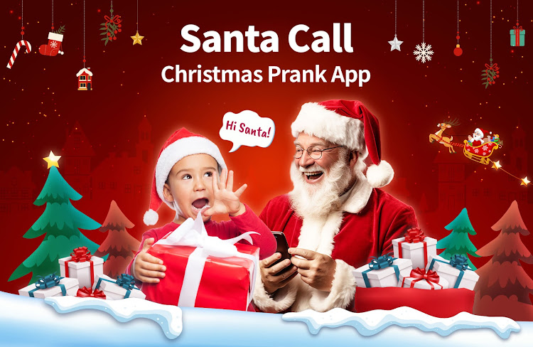 #7. Santa Prank Call: Fake video (Android) By: Era Global Publishing