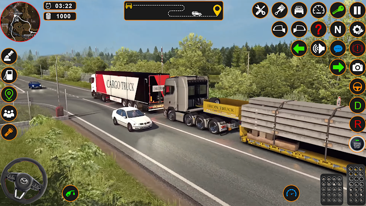 #10. American Cargo Truck Games Sim (Android) By: Gaming Pod