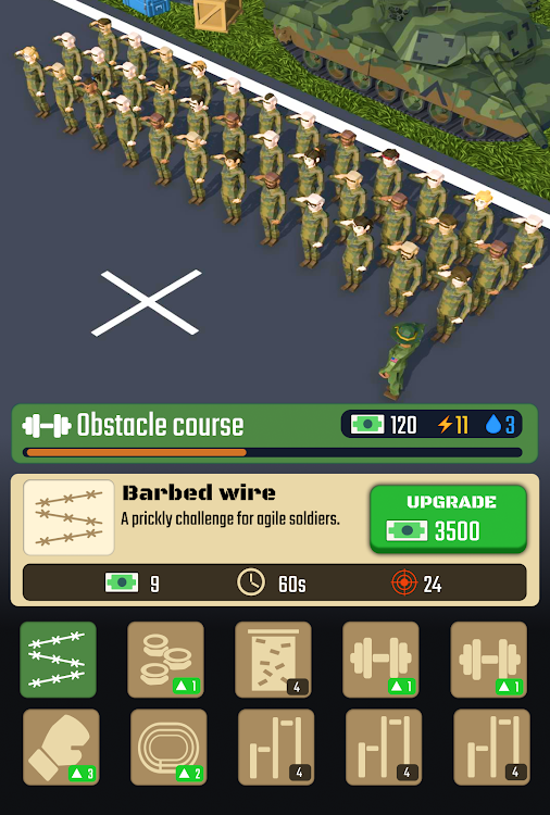 #8. Idle Army Tycoon Military Base (Android) By: S18