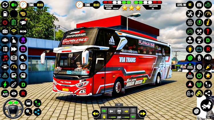 #2. Bus Games 3D City Bus Driving (Android) By: Games Legend