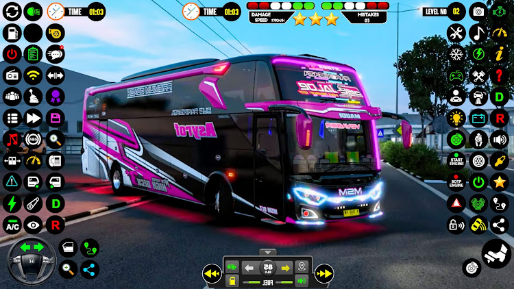 #5. Bus Games 3D City Bus Driving (Android) By: Games Legend