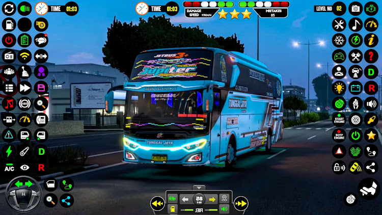 #9. Bus Games 3D City Bus Driving (Android) By: Games Legend