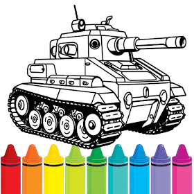 Military Tank Coloring Pages