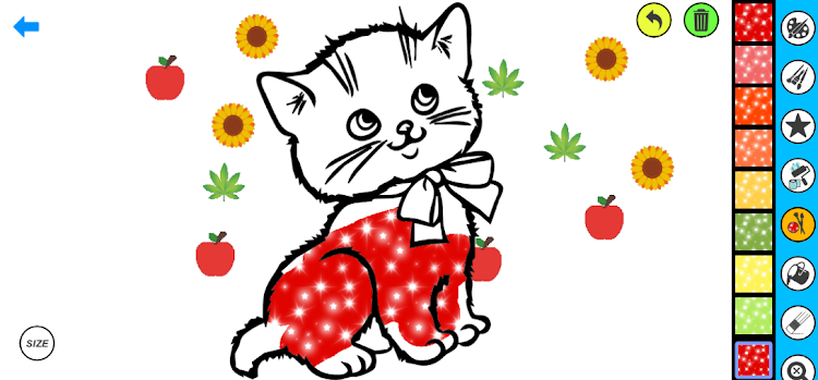 #10. Cat Coloring Pages (Android) By: Coloring book Games