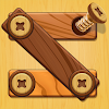 Wood Nuts Puzzle - Screw Bolts icon