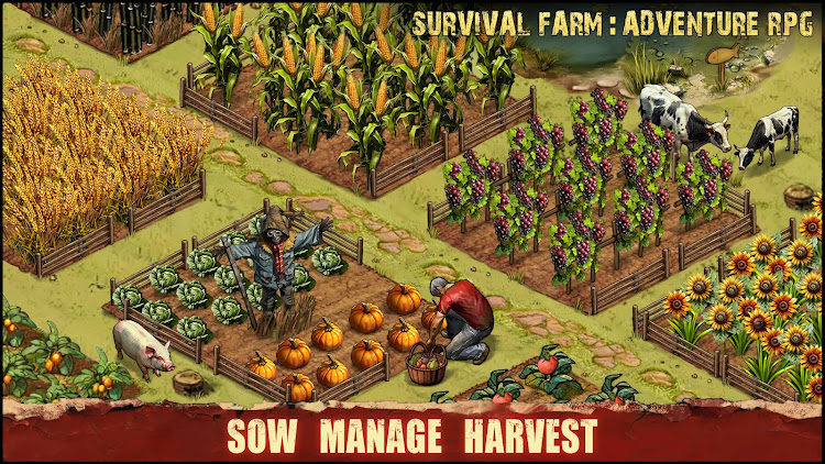 #2. Survival Farm: Adventure RPG (Android) By: Lai89