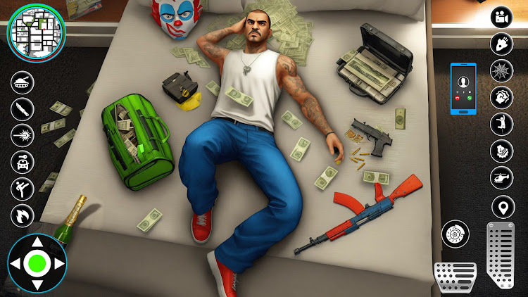 #2. Crime City Mafia Gangster Game (Android) By: Games Arena: Battle Royale Games