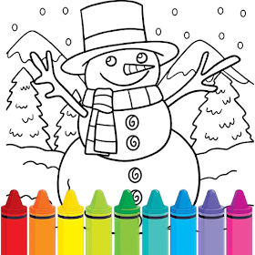 Snowman Coloring Pages