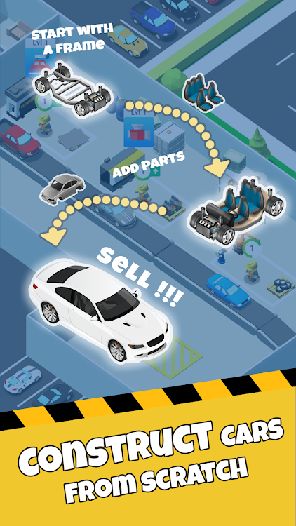 #3. Polly’s Car Factory Tycoon (Android) By: LudosLabs: Idle Factory Tycoon