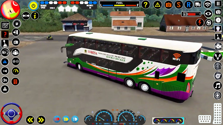 #3. City Bus Coach Driving Games (Android) By: Simulation Games Inc.