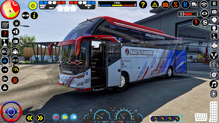 #4. City Bus Coach Driving Games (Android) By: Simulation Games Inc.