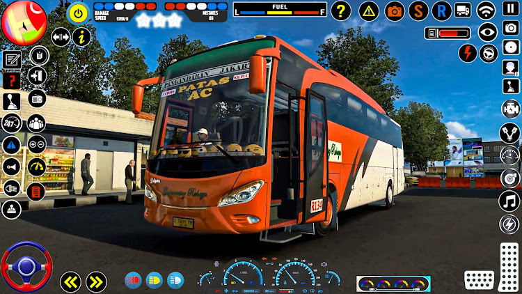 #5. City Bus Coach Driving Games (Android) By: Simulation Games Inc.