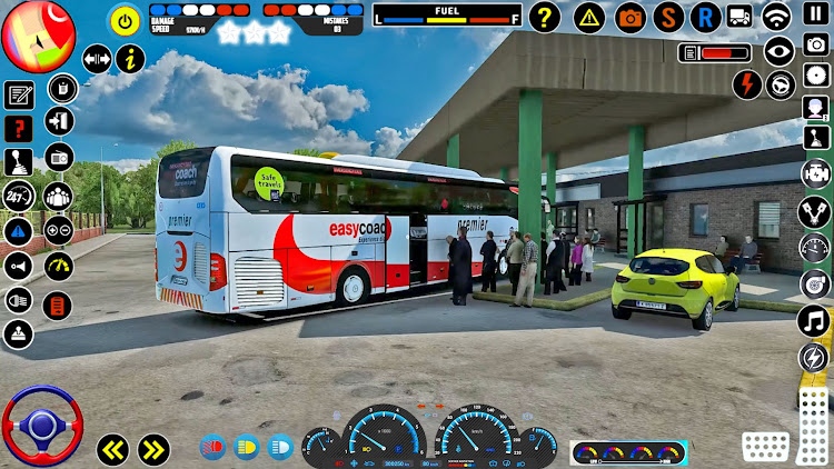 #6. City Bus Coach Driving Games (Android) By: Simulation Games Inc.