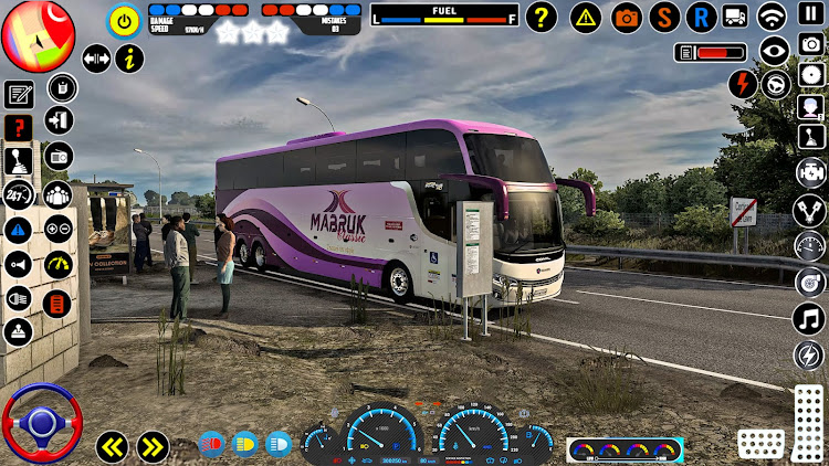 #7. City Bus Coach Driving Games (Android) By: Simulation Games Inc.