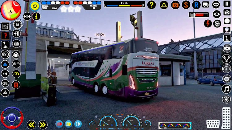 #9. City Bus Coach Driving Games (Android) By: Simulation Games Inc.