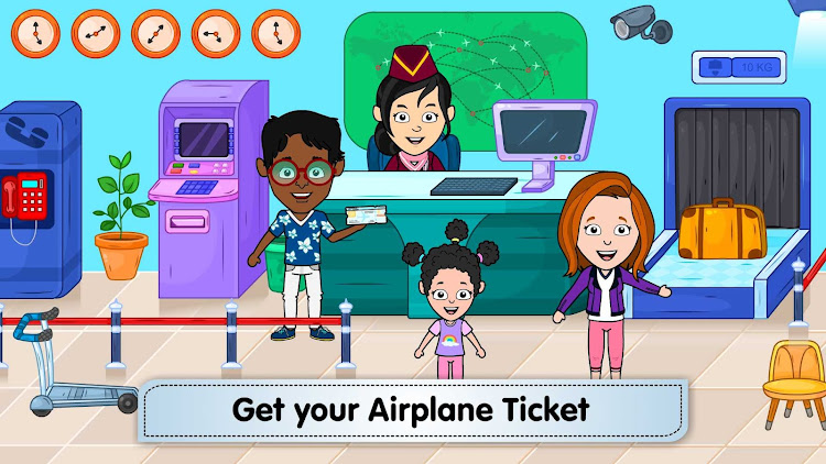 #2. Tizi Town - My Airport Games (Android) By: Tizi Town Games