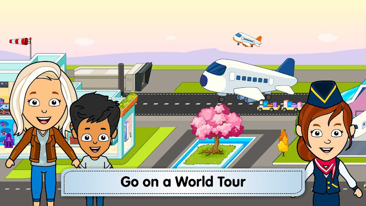 #9. Tizi Town - My Airport Games (Android) By: Tizi Town Games