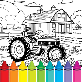 Farm Coloring Pages