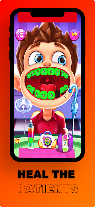 #4. My Dentist: Teeth Doctor Games (Android) By: foxgame - Color art & Puzzle game