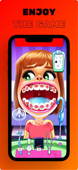 #5. My Dentist: Teeth Doctor Games (Android) By: foxgame - Color art & Puzzle game