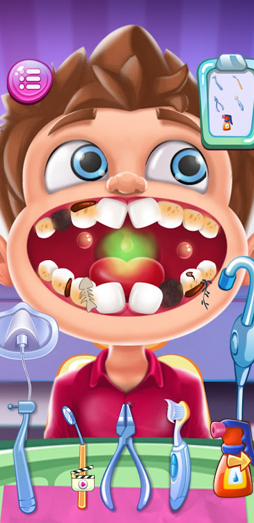 #7. My Dentist: Teeth Doctor Games (Android) By: foxgame - Color art & Puzzle game