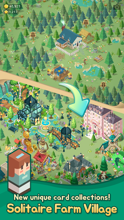 #9. Solitaire Farm Village (Android) By: StickyHands Inc.