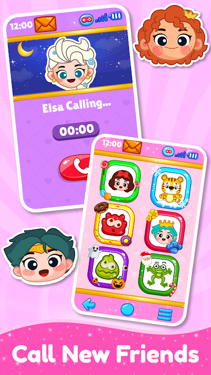 #4. Princess Baby Phone Games kids (Android) By: GunjanApps Studios