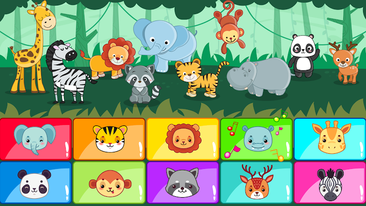 #2. Baby Piano Games & Kids Music (Android) By: GunjanApps Studios