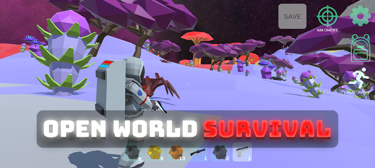 #5. Lost Astro: 3D Survival (Android) By: Deroxis Studio