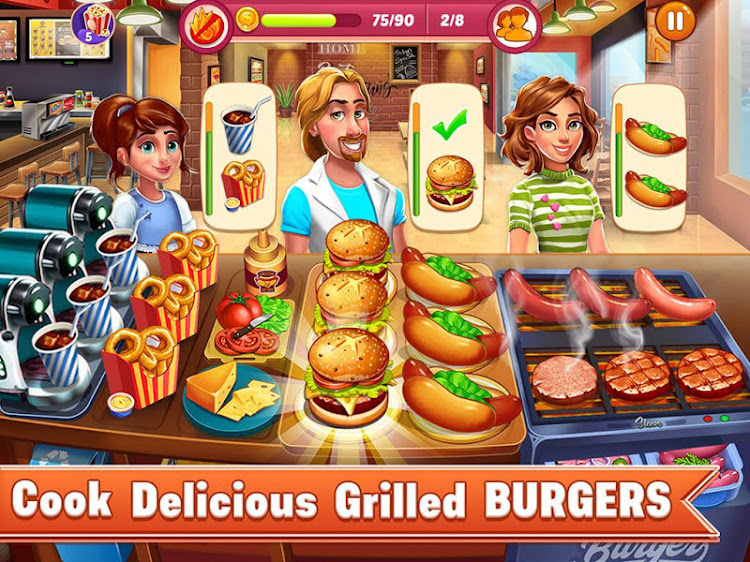 #5. Cooking Chef Restaurant Games (Android) By: Cupcake Studios