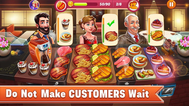 #9. Cooking Chef Restaurant Games (Android) By: Cupcake Studios